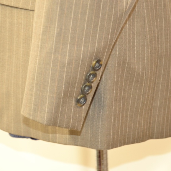 Nautica 38S Sport Coat Blazer Suit Jacket Gray Pin - Picture 3 of 8